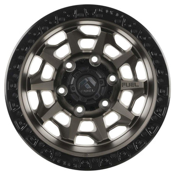 EMR-1261-06 10.0x15"-5x139.7 ET20 110 Matt Bronze Black Lip Jant (4 Adet)